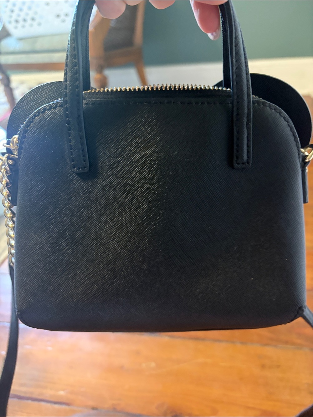 kate spade black & red polka dot bow purse - Picture 4 of 5